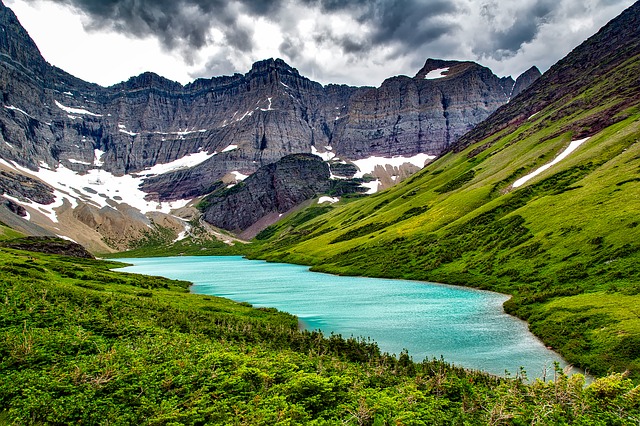 Cracker Lake in Glacier Park